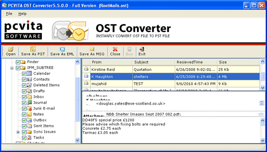 Exchange OST to PST Converter 5.5